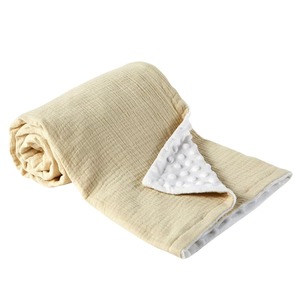Solid Navy Blue <b>Knitted</b> Modern Anti-Bacteria Wearable Flannel Baby Swaddle Folded Design <b>Blanket</b> - Product Image 4