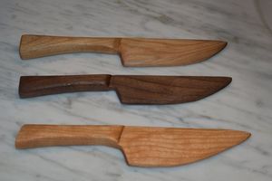 Couteau en bois jetable écologique en bois de bouleau pour la restauration, les traiteurs et les fournitures de fête - Product Image 2