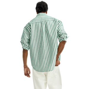 Camisa Clásica de Manga Larga para Hombre, con Botones, Cuello Casual, Tejido, con Bolsillo Frontal, Ajuste Cómodo, OEM, ODM, Ropa Personalizada - Product Image 3