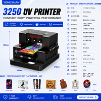 Nueva Impresora UV DTF A3 Mejorada con Cabezal de Impresión 3250 DX5/DX7 para Adhesivos de Cuero, Pequeños Negocios, Fundas de Teléfono, Pelotas de Golf, Bancos de Energía