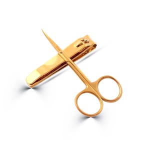 Coupe-ongles et ciseaux à ongles en acier inoxydable de qualité supérieure, couleur or, faciles à utiliser, faits à la main, étiquette privée, logo personnalisé - Product Image 4