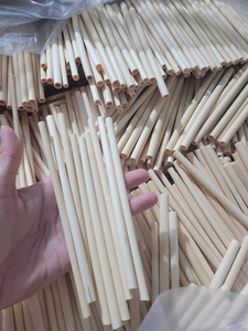 Organic Bamboo <b>Straws</b> Collection <b>Reusable</b> Biodegradable <b>Straws</b> with Cleaning Brush and Cotton Sleeve Set - Product Image 4