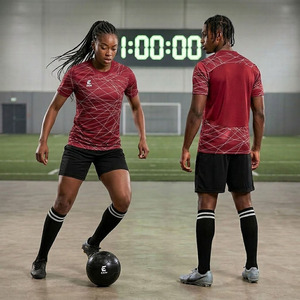 High-Performance Football Teamwear Kit | Breathable Soccer Uniform Set with <b>Shorts</b> and Socks | Professional Club Soccer Jersey - Product Image 3