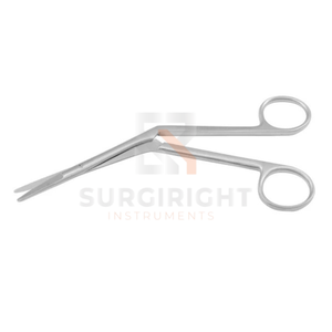 Ciseaux nasaux Knight 6,75 pouces, ciseaux chirurgicaux angulés pour une coupe précise des tissus intranasaux par SurgiRight - Product Image 5