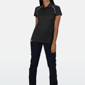 Polo de Mujer de Calidad de Exportación, Transpirable, de Algodón, Manga Corta, Informal, para Golf, con Logotipo Personalizado, OEM, Venta al Por Mayor - Product Image 3