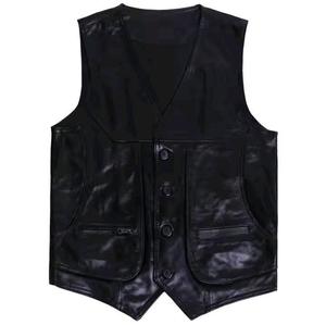 Veste de moto en cuir sur mesure de haute qualité pour hommes, coupe classique et durable - Product Image 2