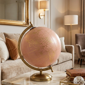 ลูกโลกตั้งโต๊ะทันสมัยพร้อมขาตั้งเหล็กและพลาสติก |   ลูกโลกแผนที่โลกตกแต่งสำหรับโต๊ะทำงาน ห้องอ่านหนังสือ และตกแต่งภายในบ้าน - Product Image 5