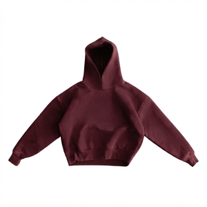 Unisex Heavyweight 650 500 Gsm Cotton Blank Plain Luxury Cropped Hoodie <b>Pullover</b> <b>Men</b> Custom Oversize Streetwear Heavyweight <b>Men</b> - Product Image 1