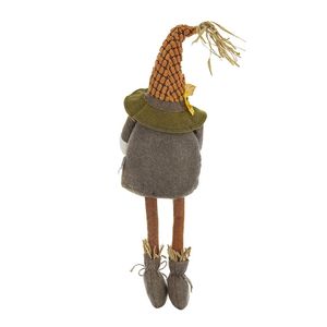 ตุ๊กตาโนมสีน้ำตาลใบเมเปิ้ลผ้า ขนาด 10.2x8.7x24.5 นิ้ว จำนวน 2 ชิ้น สำหรับตกแต่งโต๊ะในเทศกาลวันขอบคุณพระเจ้า ฤดูใบไม้ร่วง งานเลี้ยงฉลอง - Product Image 6