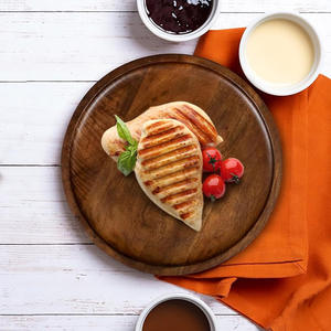 Platos de aperitivo de madera de mango ecológicos multiusos bandejas de servicio platos de comida decorativos tablas de queso desayuno cena uso - Product Image 4