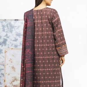 ชุดเดรสยาวแบบสบายๆ สไตล์มุสลิม ผ้าลายทางแบบแพทช์เวิร์ค ตัดเย็บตามสั่ง สำหรับผู้หญิง  ชุดลำลองและชุดทางการ - Product Image 2