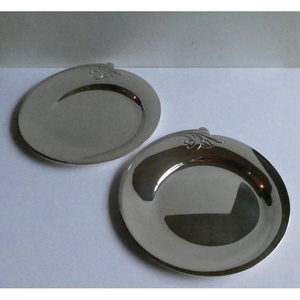 Assiette de service en acier inoxydable, vaisselle pour servir les aliments, sous-assiette, au prix le plus bas, finition brillante, fabriquée par un fabricant indien - Product Image 6