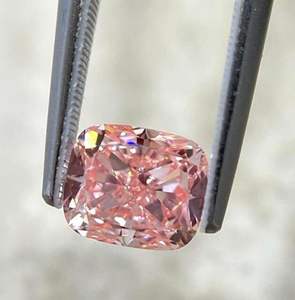 1 Moissanita Rosa Corte Cojín de 1 Quilate Creada en Laboratorio |   Diamante Sintético Suelto Color D VVS1 de 6x8mm para Joyería Fina - Product Image 4