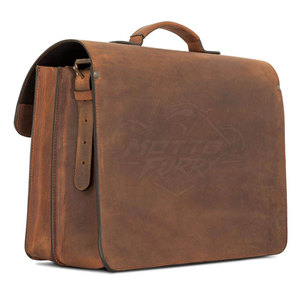 Sacs pour ordinateur portable en cuir véritable de qualité supérieure, légers, grande capacité, écologiques, pour affaires, avec rembourrage et rangement - Product Image 3