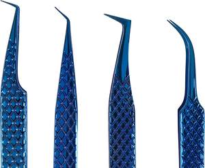 Pinzas de Acero Inoxidable para Extensión de Pestañas con Punta Dentada, Opción de Logotipo Personalizado - Venta al Por Mayor - Product Image 4