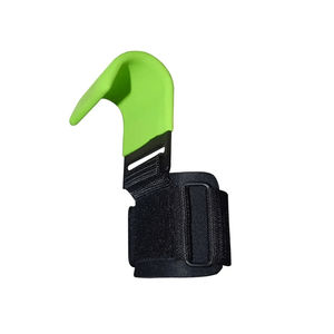 Crochets de musculation robustes pour la musculation, la force athlétique, avec sangles de soutien pour les poignets, poignées unisexes - Product Image 6