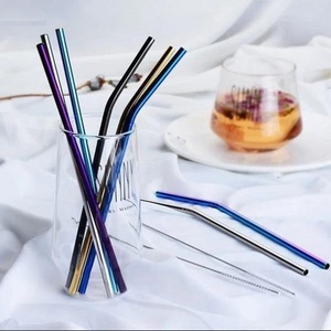 Versatile Copper Sip Tubes Reusable <b>Metal</b> Drinking <b>Straws</b> Crafted for Smoothies Fresh Juice Iced Tea and Beverage Serving Daily - Product Image 4