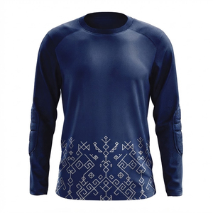 Maillot de gardien de but à manches longues pour club sportif, sublimation, respirant, léger, pour entraînement sportif - Product Image 1