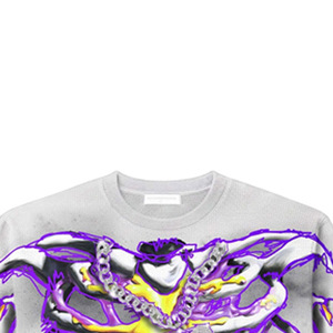 <b>Men's</b> Oversized Short Sleeve T-Shirt Silk Screen Printed Solid Pattern Formal <b>Turtleneck</b> Regular Fit 100% Cotton - Product Image 2