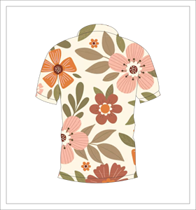 เสื้อโปโลพิมพ์ลายดอกไม้สำหรับผู้หญิงแขนสั้นลำลองฤดูร้อนเสื้อยืดกอล์ฟ - Product Image 2