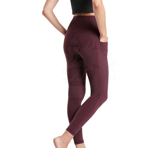 Leggings de Yoga Casuales de Fábrica, los Más Vendidos, Ropa Deportiva para Mujer, Transpirables, Ecológicos, de Poliéster/Algodón, Personalizados, al por Mayor - Product Image 4