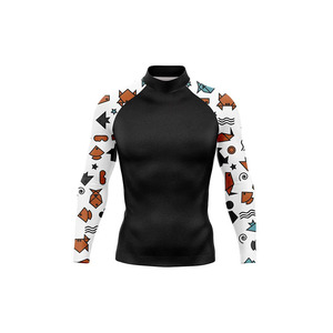 Camiseta de Compresión Deportiva MMA Rash Guard, Material Elástico Transpirable que Absorbe el Sudor, Ropa de Entrenamiento de Lucha, Ropa Deportiva de Grappling - Product Image 4
