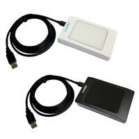 Lector de Escritorio RFID HF, Compatible con Múltiples Formatos de Tarjeta, Salida a Través de Software, Protocolo ISO 14443A, Material de PC, Compatible con Windows/Mac/Linux/Android
