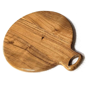 Tabla de Cortar de Madera de Alta Calidad con Mango Redondo de Metal, Cuchillos y Accesorios de Cocina, Tabla para Picar de Madera - Product Image 4