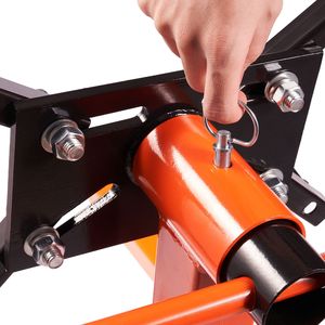 Support de moteur rotatif 1300 Lbs (3/5 tonne) avec tête réglable à 360 degrés, chariot de levage de moteur en fonte, outil de réparation automobile 4 Ca - Product Image 5
