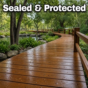 Surface Protection 1K <b>Waterproof</b> Wood Deck Protective Coating Low VOC Finish Eco Friendly For Outdoor Timber Walkway - Product Image 3