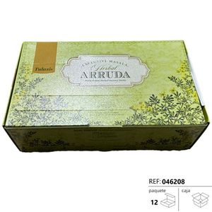 Bastoncini d'Incenso Tulasi alle Erbe Arrotolati a Mano, Confezione da 12, Aromatici Indiani - Product Image 1