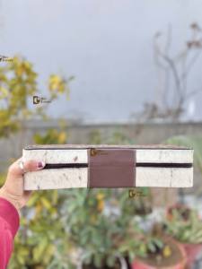 กระเป๋าใส่เครื่องม้วนผมหนังแท้ลายหนังวัวแบบตะวันตก ทนความร้อน ดีไซน์ทันสมัย เหมาะสำหรับจัดเก็บอุปกรณ์ทำผม - Product Image 2