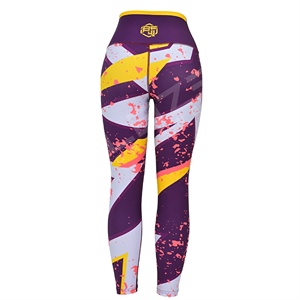 Blaze Fight Wear Leggings de Yoga de cintura alta ligeros sin costuras Secado rápido Transpirable Cintura elástica Patrón sólido al por mayor - Product Image 2