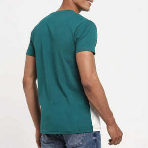 Camiseta de Hombre de Color Sólido, Última Moda, Diseño Personalizado OEM, Secado Rápido, Camiseta Lisa para Adultos - Product Image 3