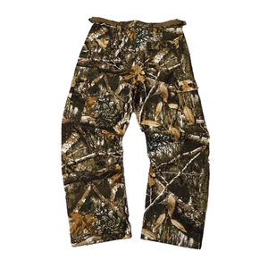 Pantalon cargo pour homme entièrement personnalisé, taille haute, coupe droite, motif camouflage, imprimé numérique, décontracté, pour la chasse - Product Image 2