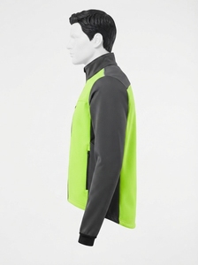 Veste de cyclisme d'hiver pour homme avec logo personnalisé, softshell, thermique, imperméable, coupe-vent, réfléchissante, manches longues - Product Image 2