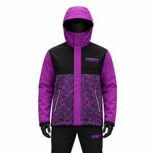 Veste de ski imperméable coupe-vent pour homme et femme, veste de snowboard thermique à capuche, vêtements de sport d'extérieur, veste de montagne, manteau chaud - Product Image 1