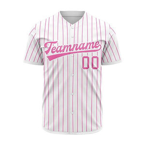 Maillot de baseball personnalisé à rayures blanches, numéros d'équipe, uniforme d'équipe, shorts, fabricant de vêtements de sport OEM - Product Image 6