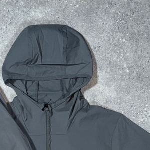 Ensemble de survêtement coupe-vent pour homme, tendance, avec fermeture éclair, en polyester et nylon, OEM, deux pièces, veste et pantalon de jogging - Product Image 6