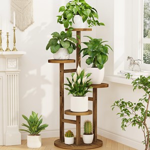 Wholesale Sheesham Wood Wall-Mounted <b>Planter</b> Shelf - Artistic Display for B2B - Product Image 1