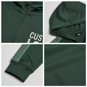 Polyester Training Hoodie Custom Logo Sports Jacket OEM ODM Manufacturer - Product Image 6