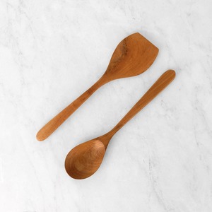 Juego de utensilios de cocina de madera, mejor precio al por mayor, espátulas de madera natural para cocinar. - Product Image 4