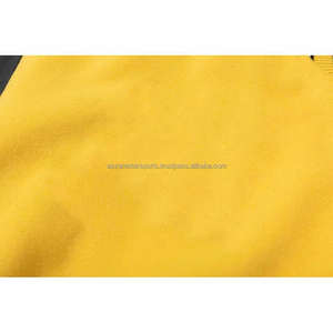 Vestes de baseball pour hommes avec manches en cuir / Vente en gros de vestes varsity pour hommes à manches longues en cuir coupe-vent matelassées - Product Image 3