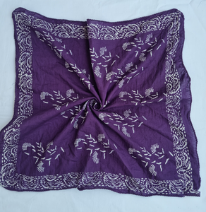 Bulk Boho Bandanas Handmade 100% Soft Cotton Scarves Wholesale Floral Block Print <b>Head</b> <b>Wraps</b> Hair Scarves Vintage Floral Bandana - Product Image 1