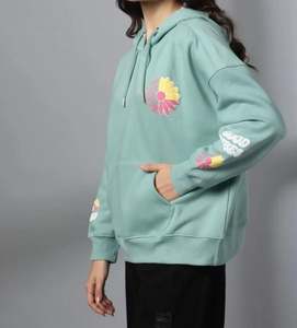 เสื้อฮู้ดดี้โอเวอร์ไซส์ใส่ได้ทุกวัน เนื้อผ้านุ่ม อุ่นสบาย ผลิตจากผ้าฝ้าย เหมาะสำหรับใส่ลำลอง สตรีทแวร์ ชุดพักผ่อน หรือชุดเดินทาง - Product Image 4