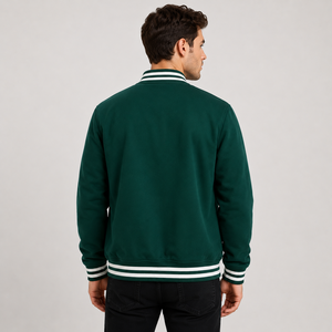 Custom Wool Body Varsity <b>Jacket</b> With Chenille Letters And Team Name Personalized <b>Leather</b> Sleeve Letterman <b>Jacket</b> With Embroidery - Product Image 2