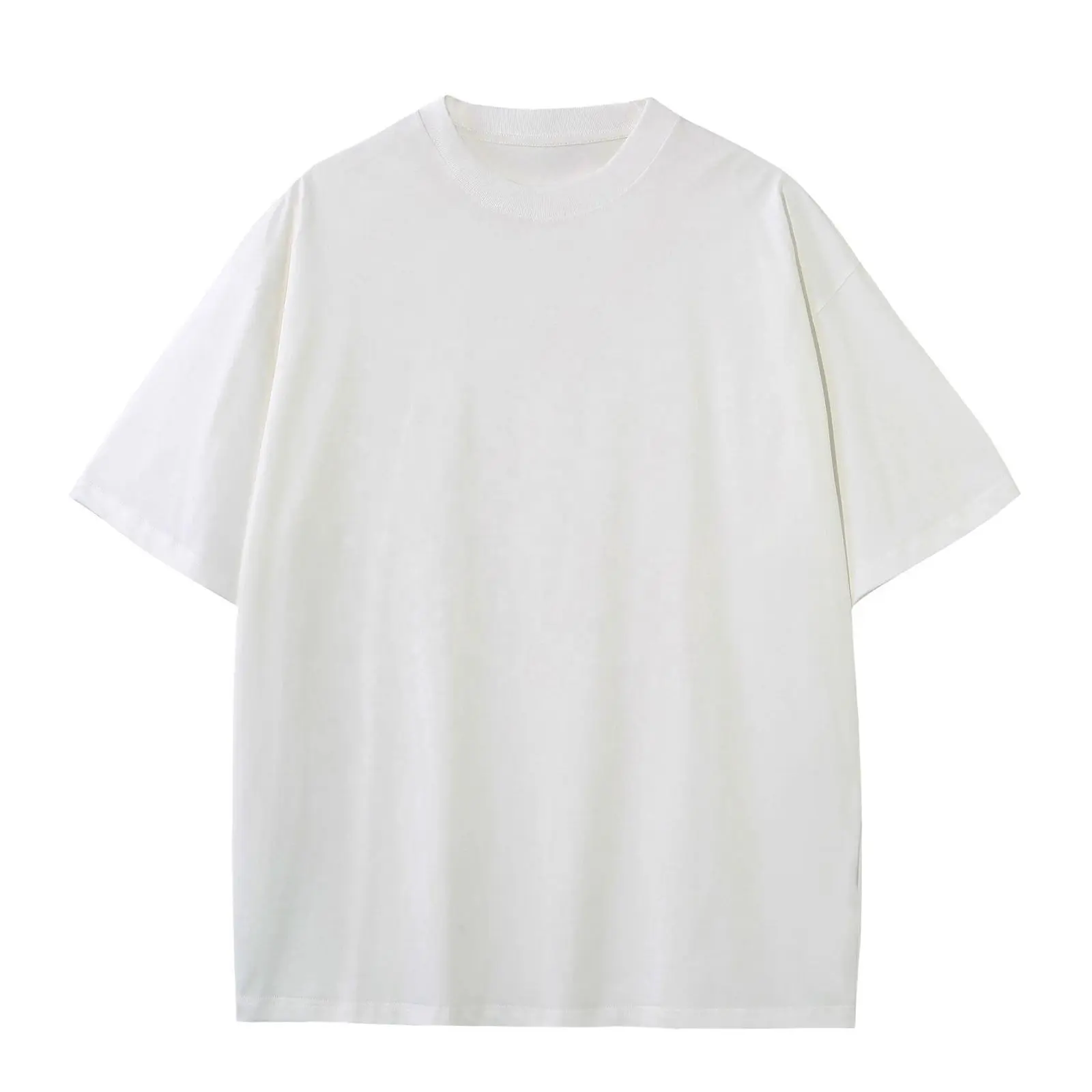 Camiseta masculina de grandes dimensões 100% algodão, camiseta em branco com estampa 3D de espuma, preto e branco, personalizada em massa