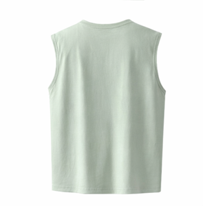 Débardeur Sportif Tricoté Respirant et Séchage Rapide pour Hommes, Grande Taille, 100% Coton 220 g/m², Collection Été 2026 – Idéal Fitness et Entraînement en Salle de Sport - Product Image 2