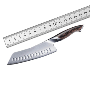 Premium 440C Stainless Steel Damascus Kitchen Chef <b>Knife</b> Handmade Adjustable Hand Orientation High-Polish Finish Sharp Blade - Product Image 6