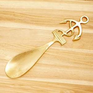Chausse-pied en laiton de qualité supérieure, idéal pour les chaussures en cuir, les baskets, les bottes et les chaussures habillées - Product Image 4